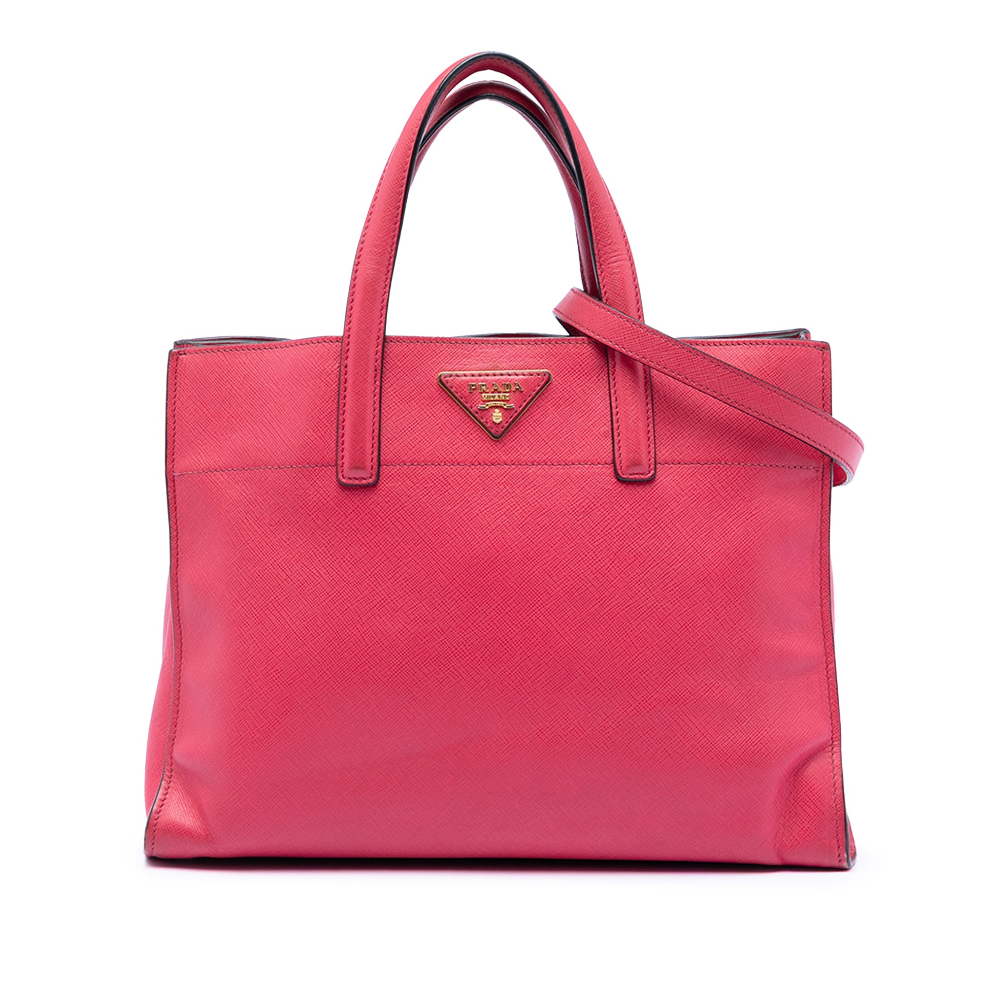 Saffiano Soft Triple Pocket Tote - Image 1