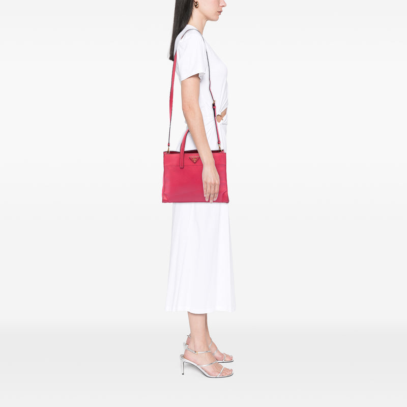 Saffiano Soft Triple Pocket Tote - Image 6