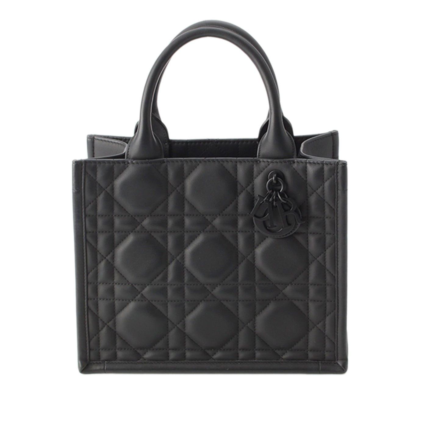 Small Calfskin Macrocannage Ultra Matte Book Tote - Image 1