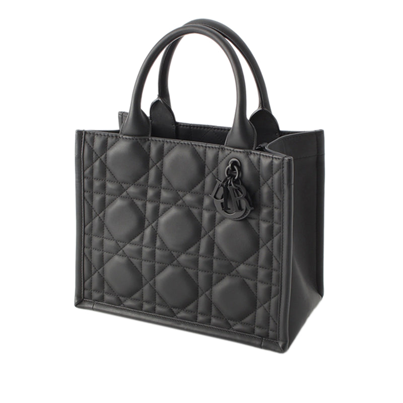Small Calfskin Macrocannage Ultra Matte Book Tote - Image 2