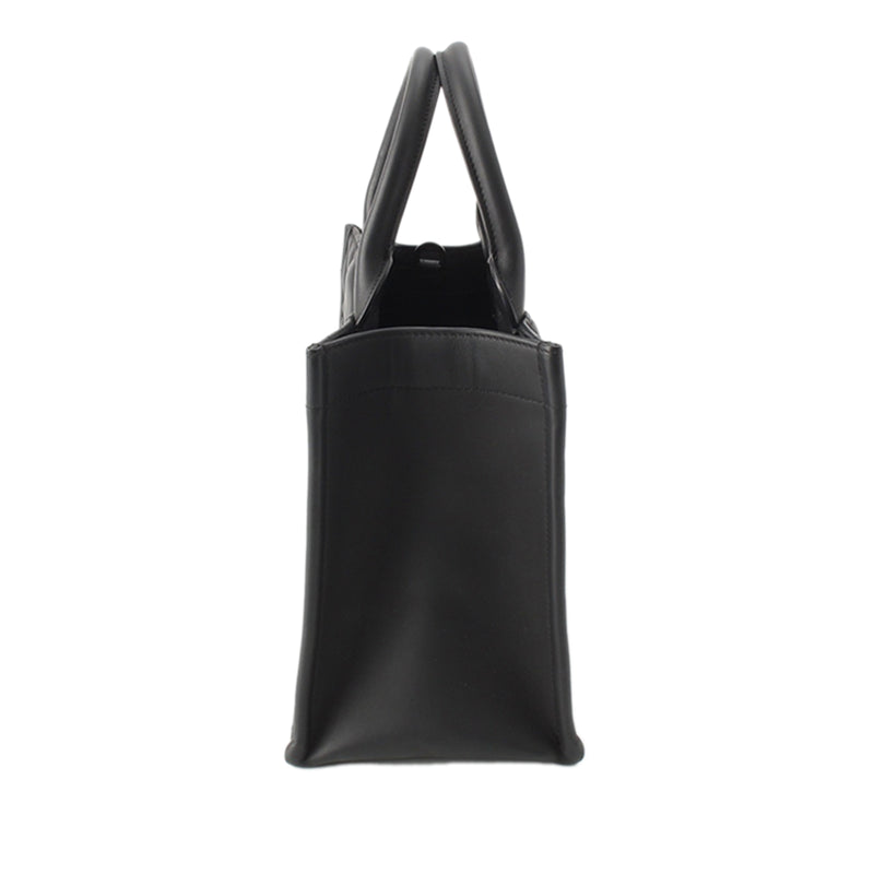 Small Calfskin Macrocannage Ultra Matte Book Tote - Image 3