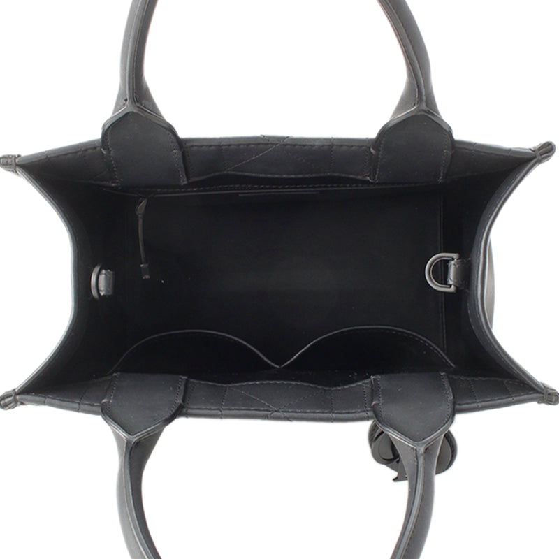 Small Calfskin Macrocannage Ultra Matte Book Tote - Image 6