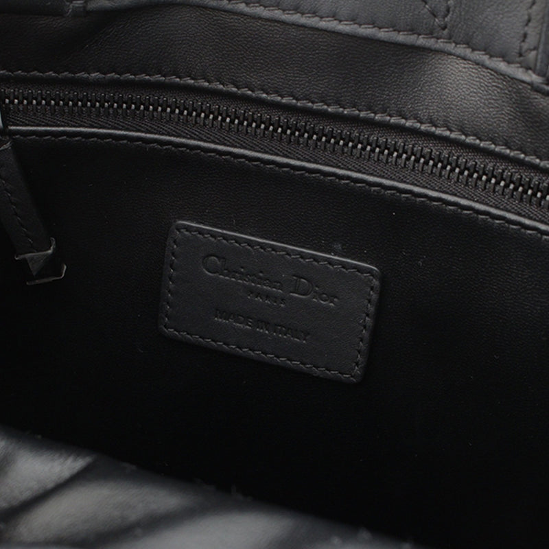 Small Calfskin Macrocannage Ultra Matte Book Tote - Image 7