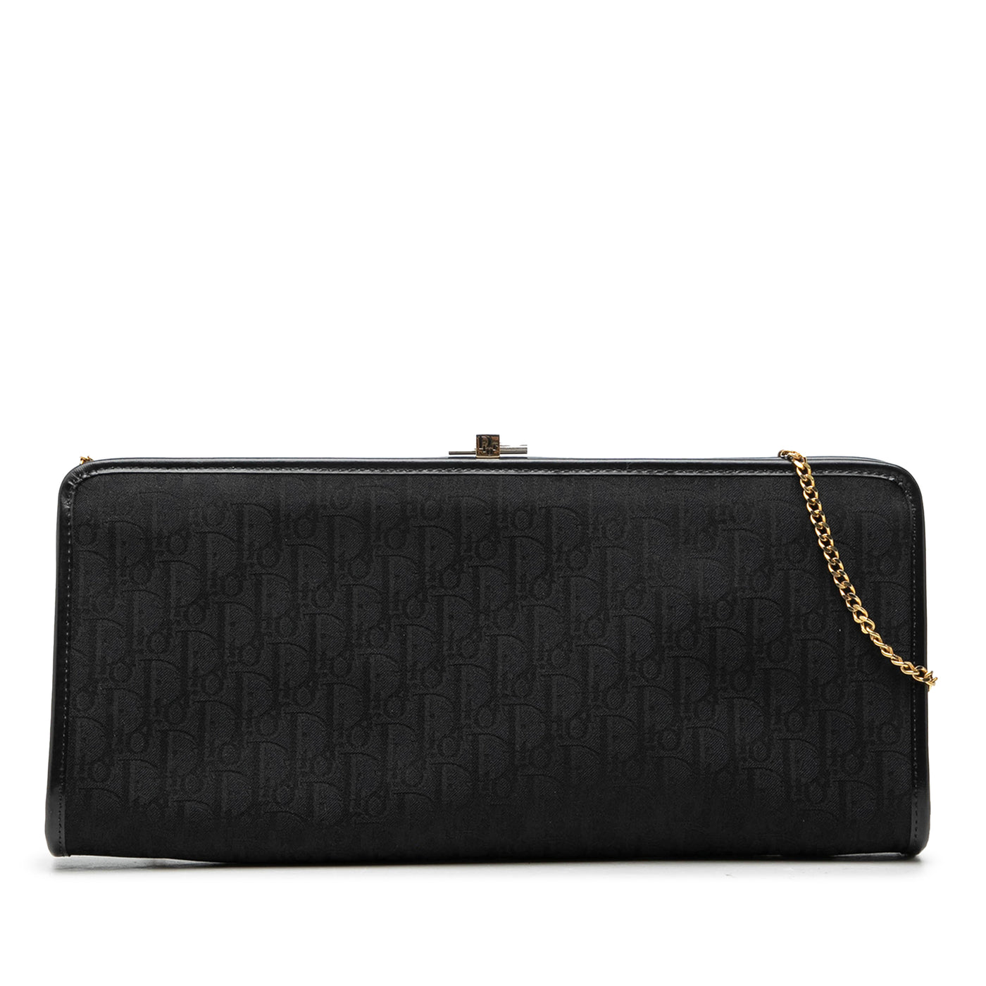 Diorissimo Trotter Canvas Clutch With Chain - Image 1
