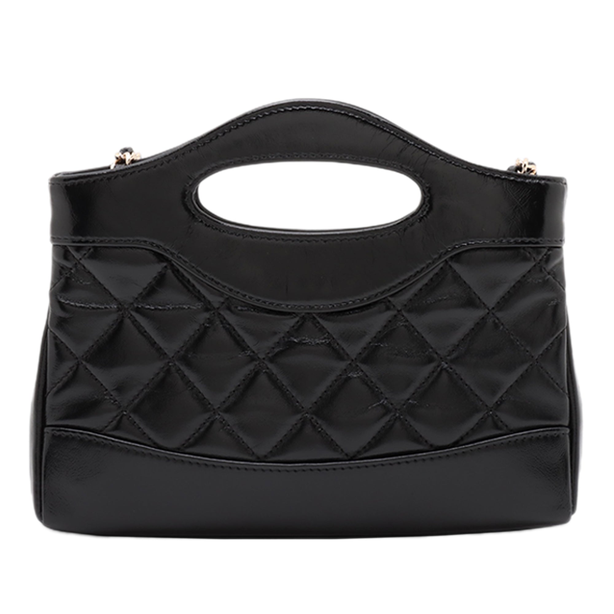 Nano Quilted Glazed Calfskin 31 Shopping Bag - Image 2