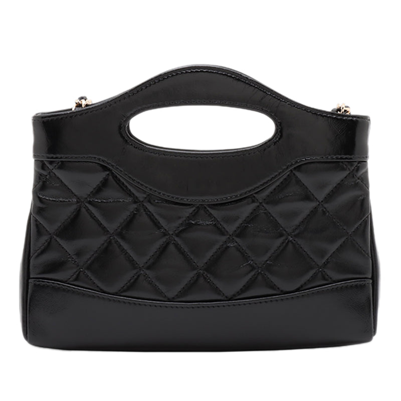 Nano Quilted Glazed Calfskin 31 Shopping Bag - Image 2
