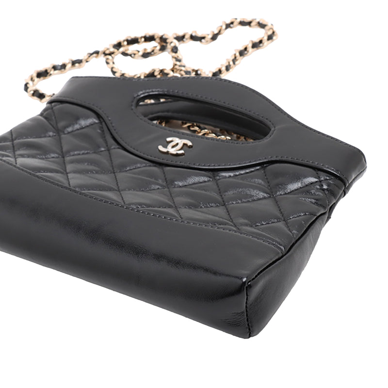 Nano Quilted Glazed Calfskin 31 Shopping Bag - Image 4