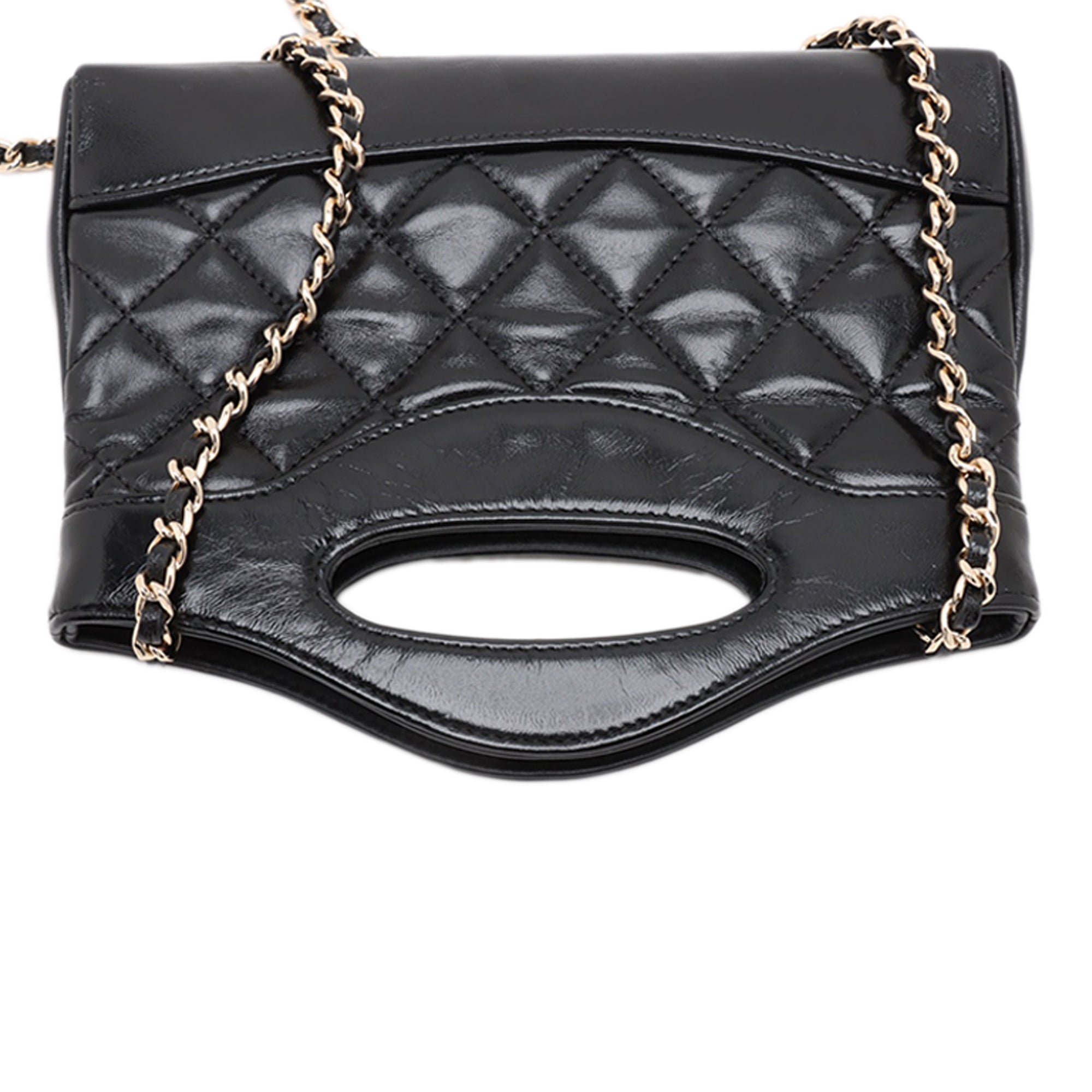 Nano Quilted Glazed Calfskin 31 Shopping Bag - Image 5