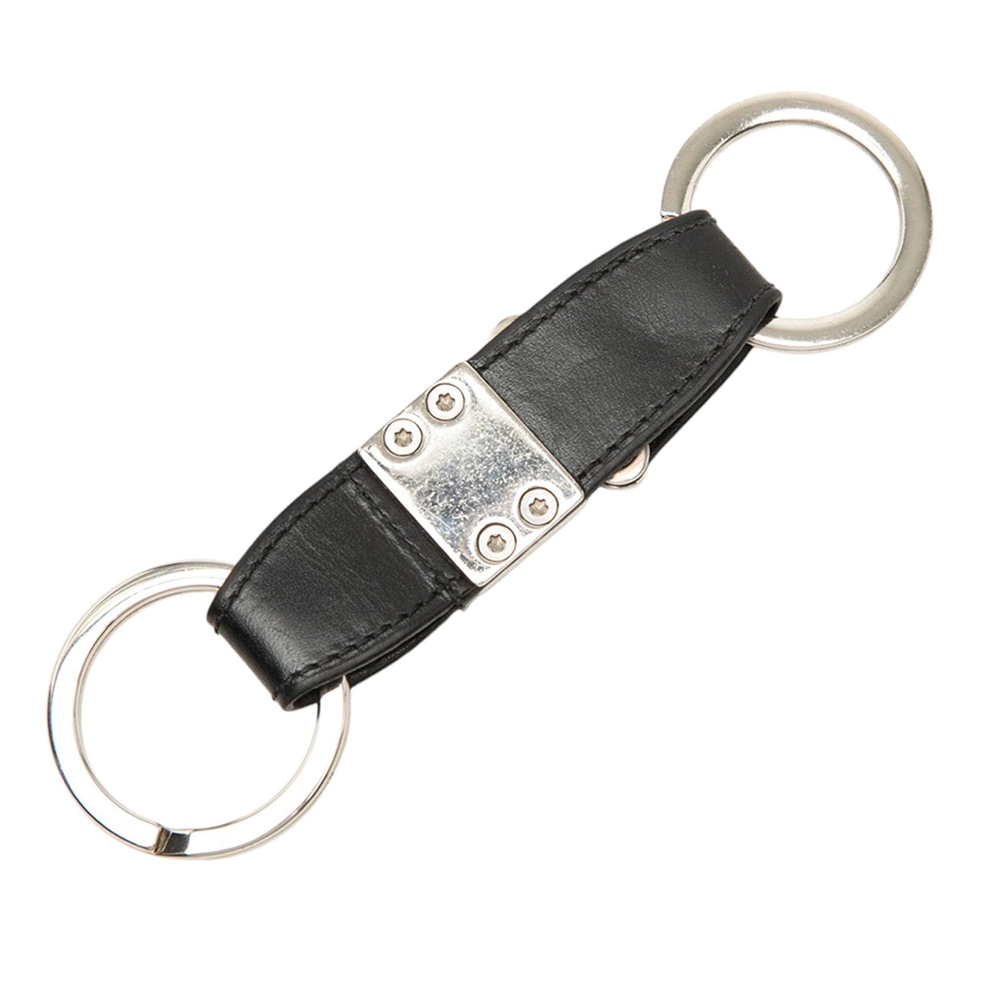 Leather Valet Ring Key Chain - Image 2