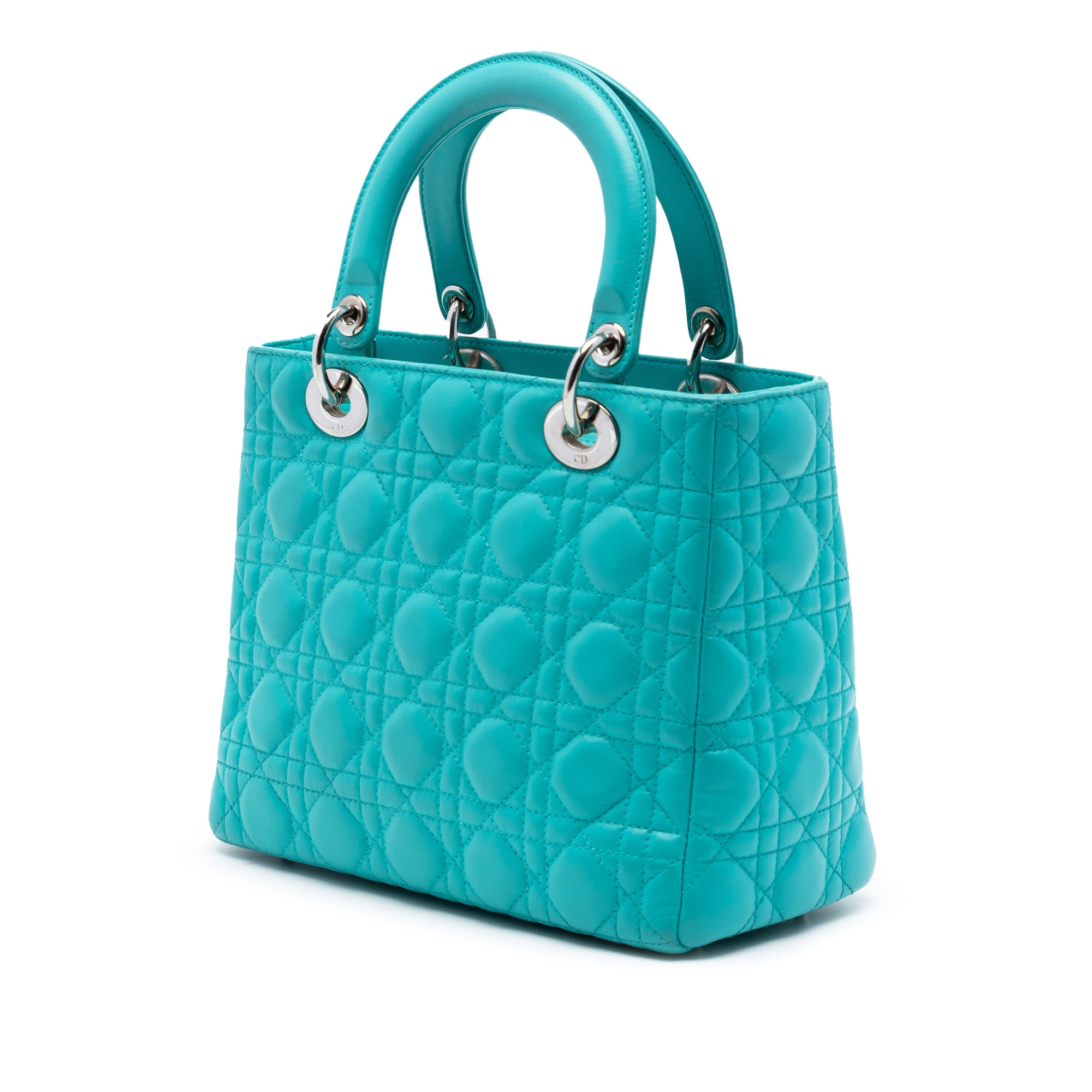 Medium Lambskin Cannage Lady Dior - Image 2