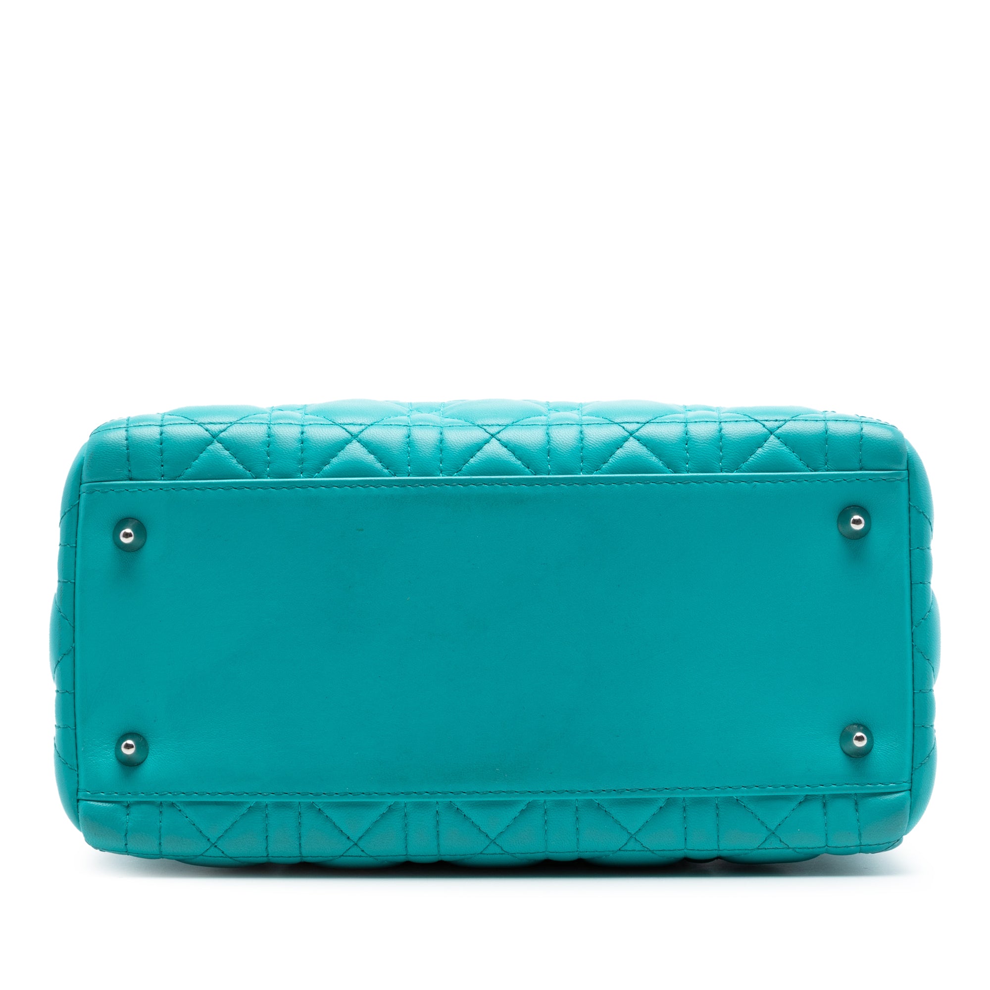 Medium Lambskin Cannage Lady Dior - Image 3