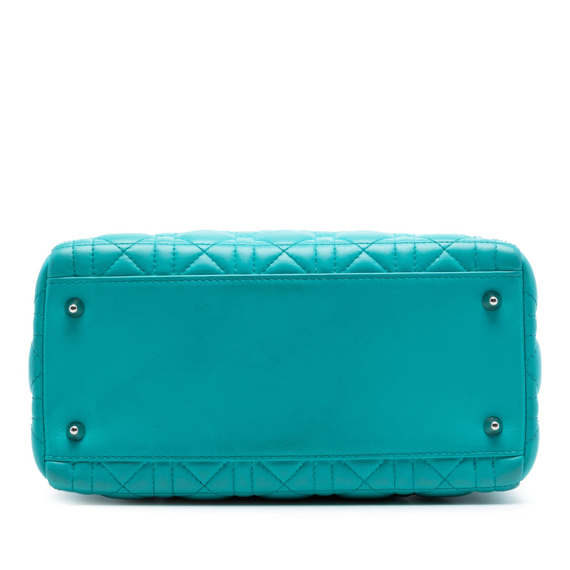 Medium Lambskin Cannage Lady Dior - Image 3