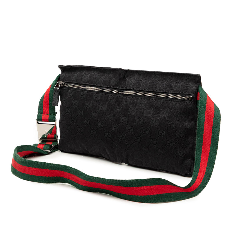 GG Canvas Web Double Pocket Belt Bag - Image 2