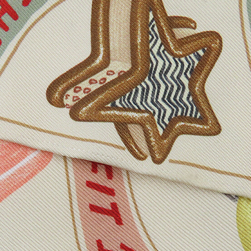 Funny Ice Cream Silk Twilly Scarf - Image 3