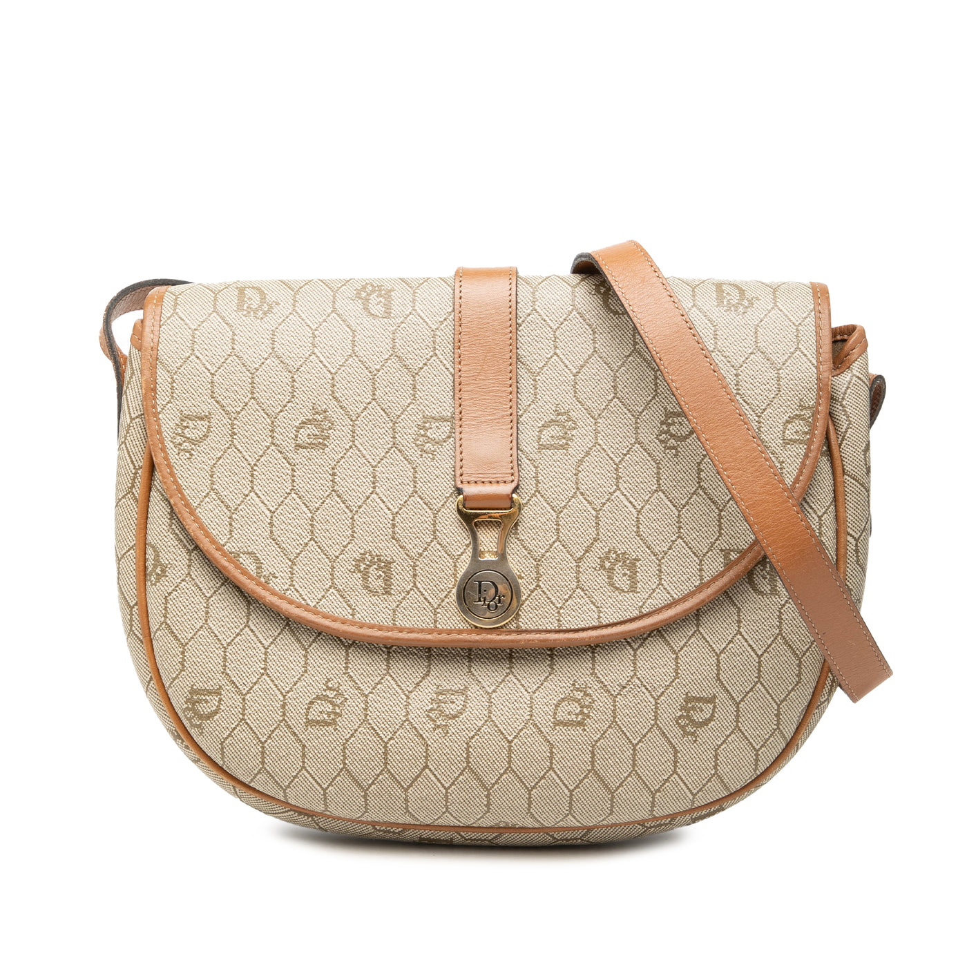 Honeycomb Coated Canvas Crossbody - Image 1