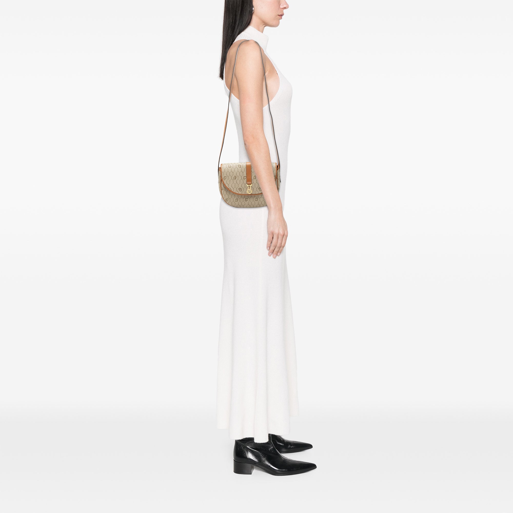 Honeycomb Coated Canvas Crossbody - Image 6