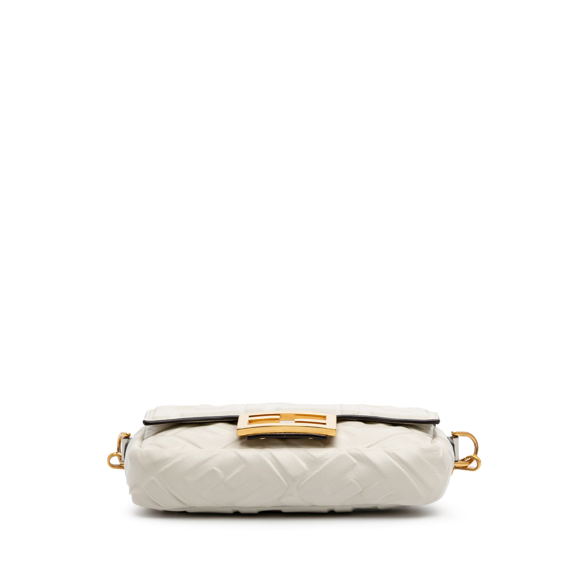 Mini Zucca Embossed Leather Baguette Satchel - Image 3