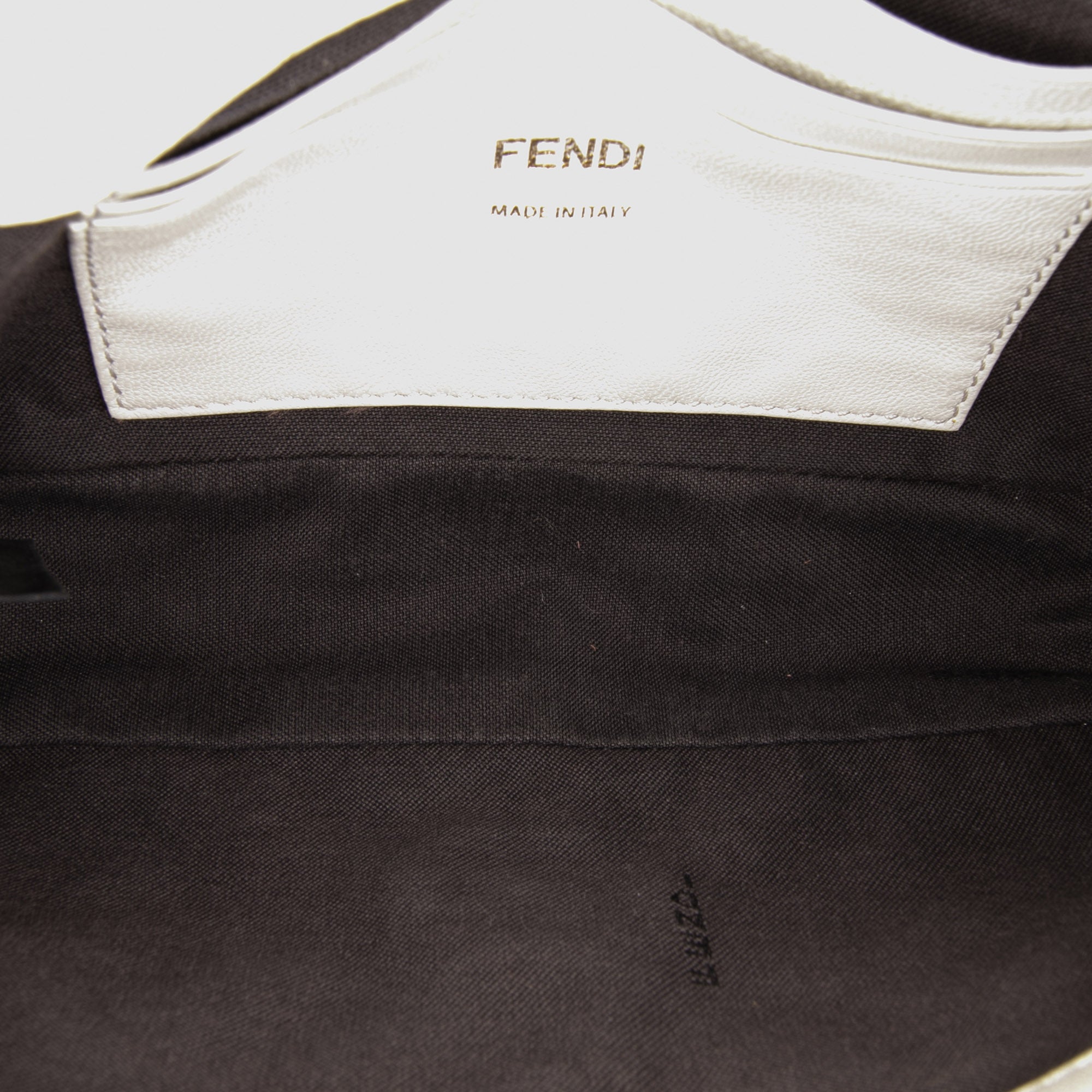 Mini Zucca Embossed Leather Baguette Satchel - Image 4