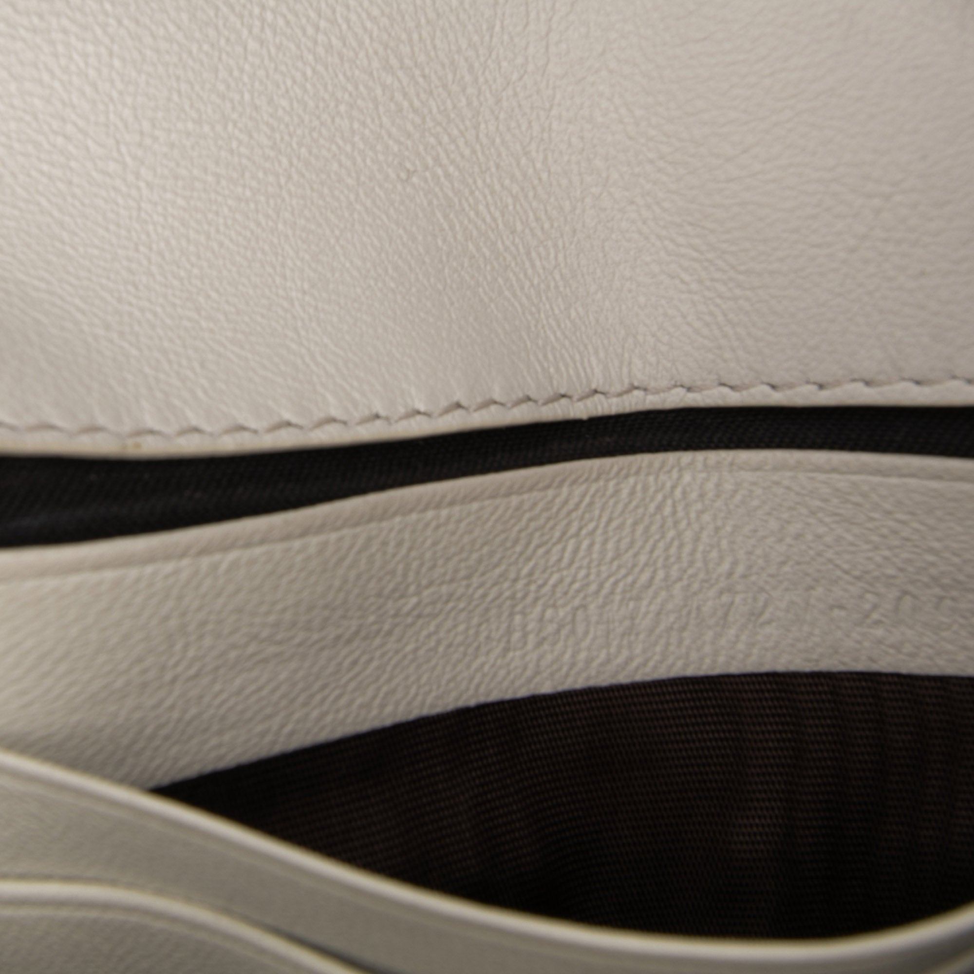Mini Zucca Embossed Leather Baguette Satchel - Image 6