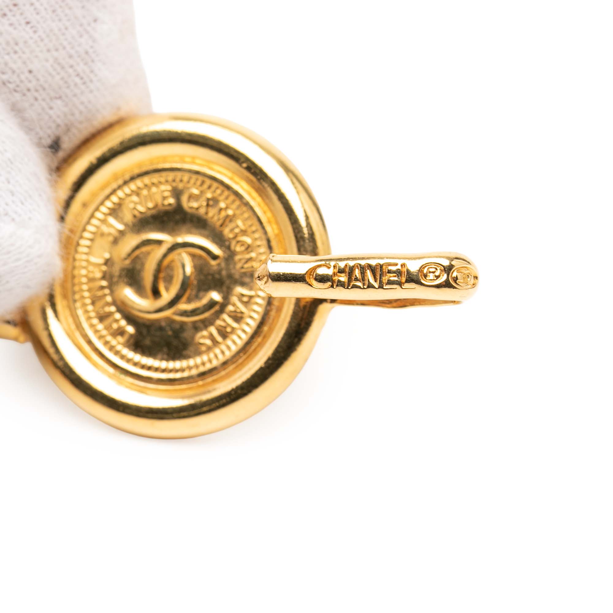 Gold Plated Medallion Rue Cambon Chain Belt - Image 3