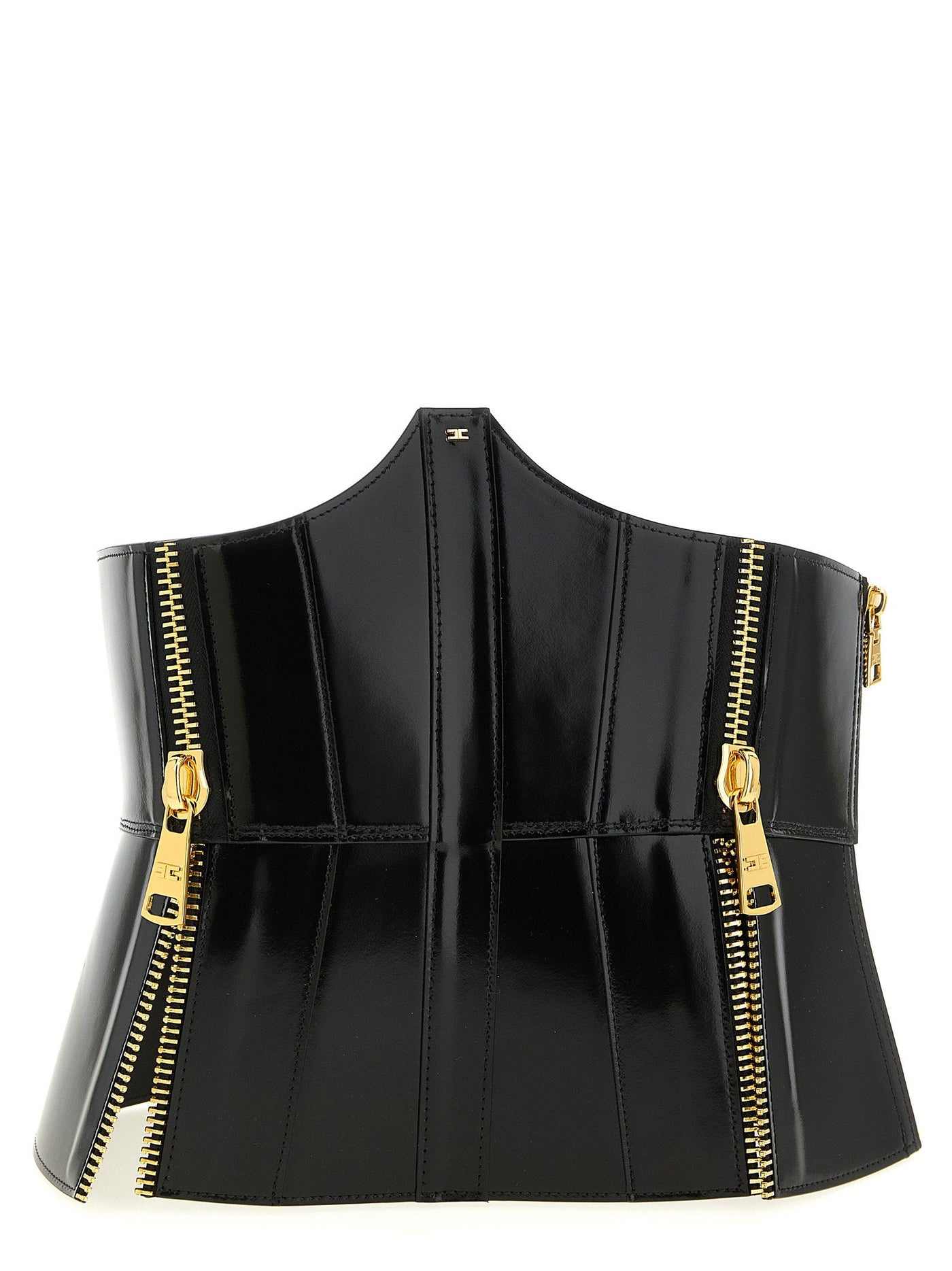 Elisabetta Franchi Bustier Belt — Black