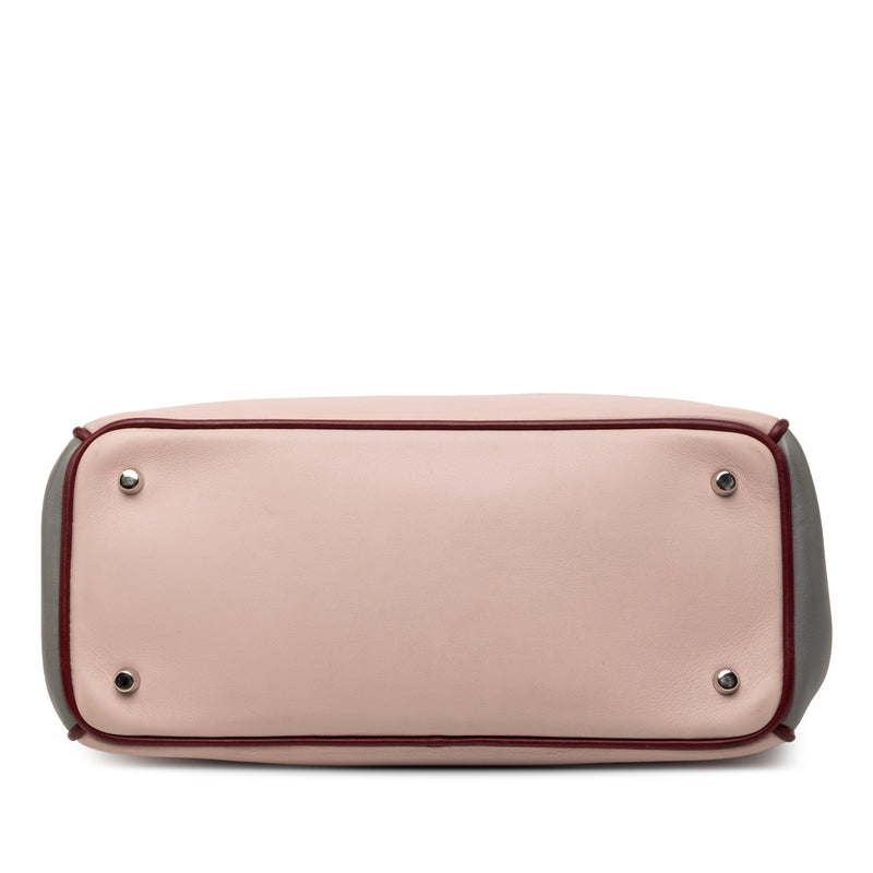 Mini Tricolor Leather Diorissimo Satchel - Image 3