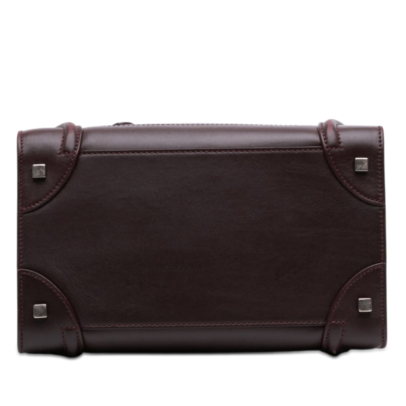 Mini Smooth Calfskin Luggage Tote - Image 3