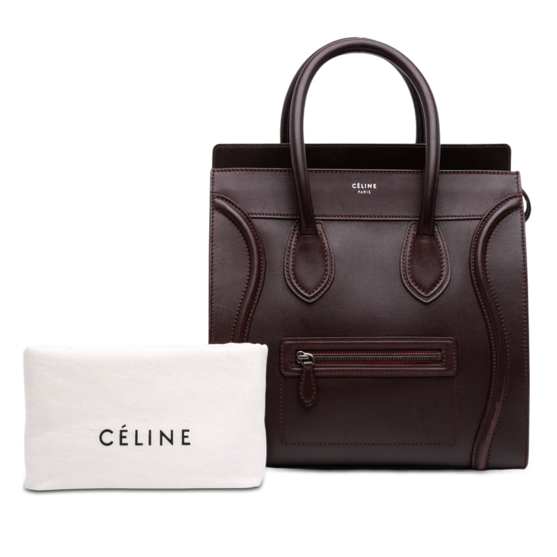 Mini Smooth Calfskin Luggage Tote - Image 7