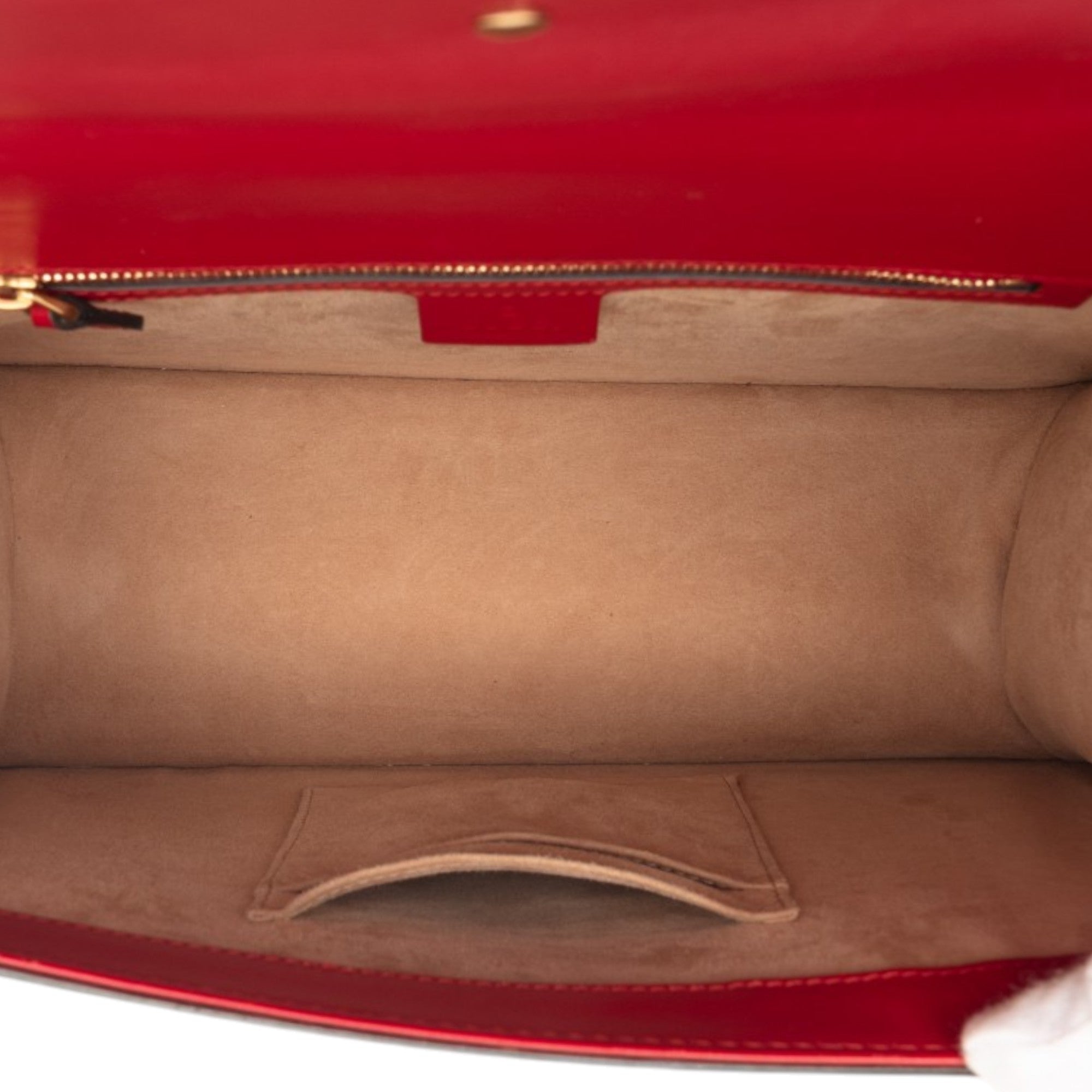 Medium Leather Web Sylvie Top Handle Bag - Image 4