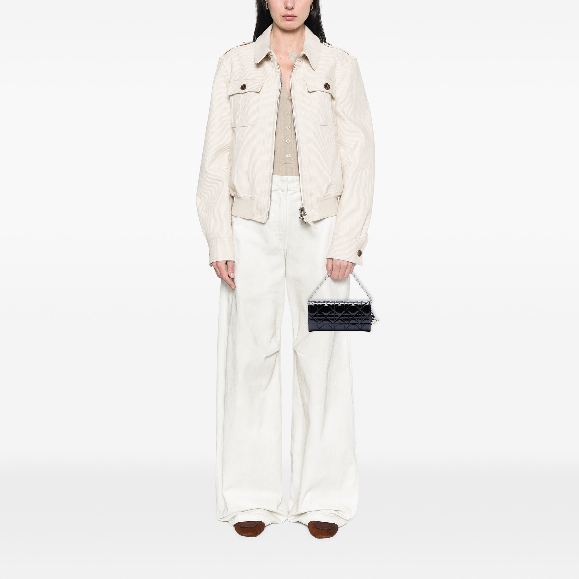 Patent Cannage Lady Dior Wallet On Chain - Image 6