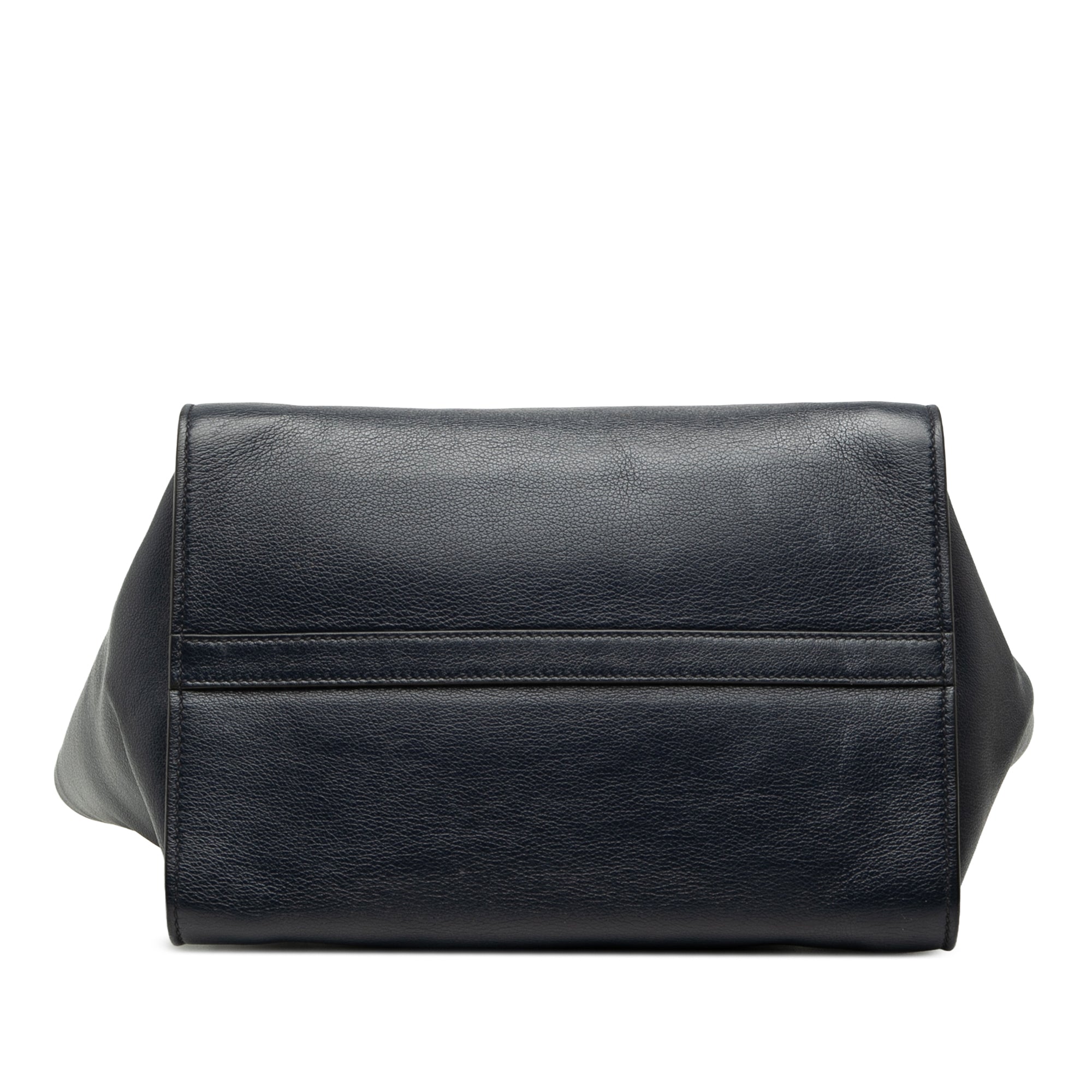Glace Calf Twin Pocket Double Handle Satchel - Image 3