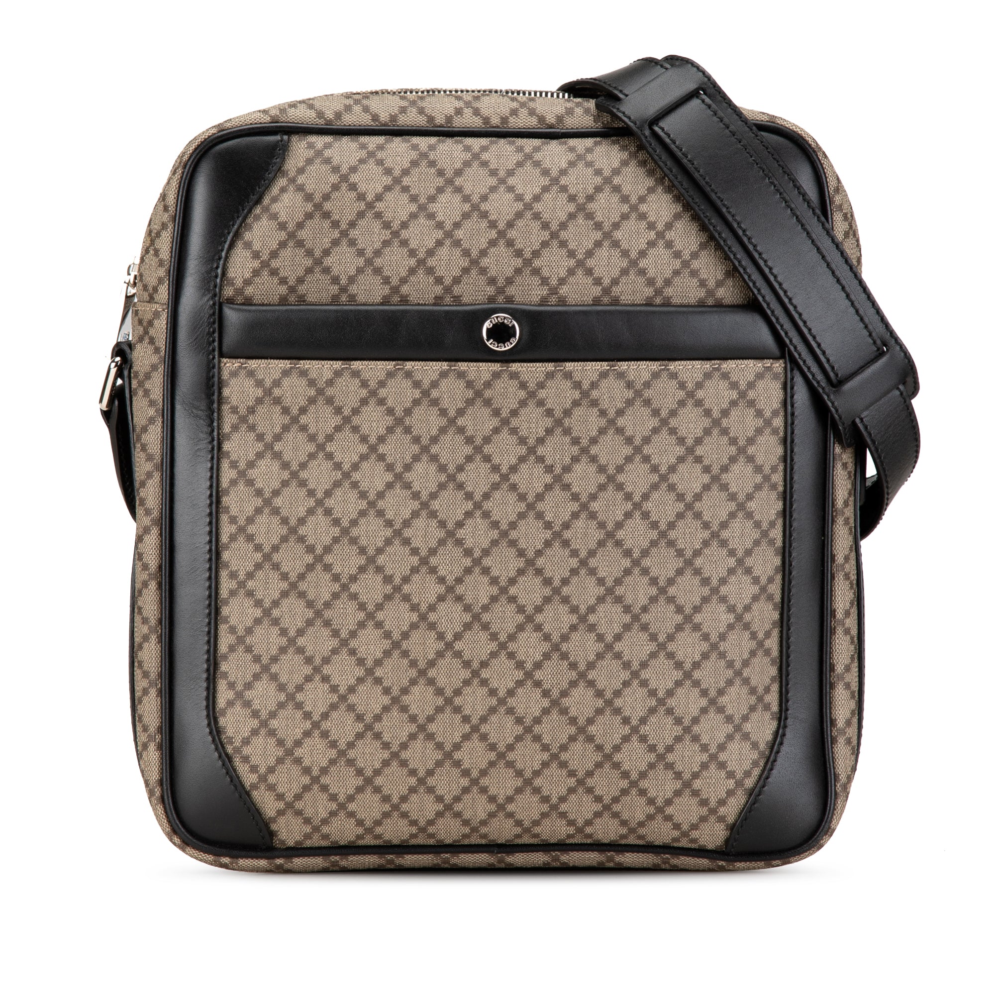 Diamante Coated Canvas Zip Crossbody - Image 1