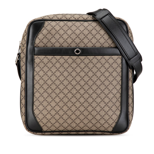 Diamante Coated Canvas Zip Crossbody - Image 1