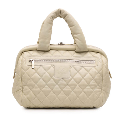 Quilted Caviar Coco Cocoon Bowler Bag - Image 1