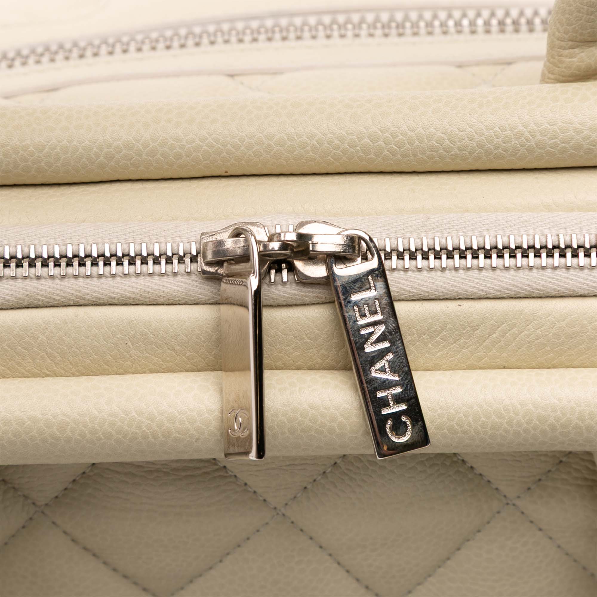 Quilted Caviar Coco Cocoon Bowler Bag - Image 8
