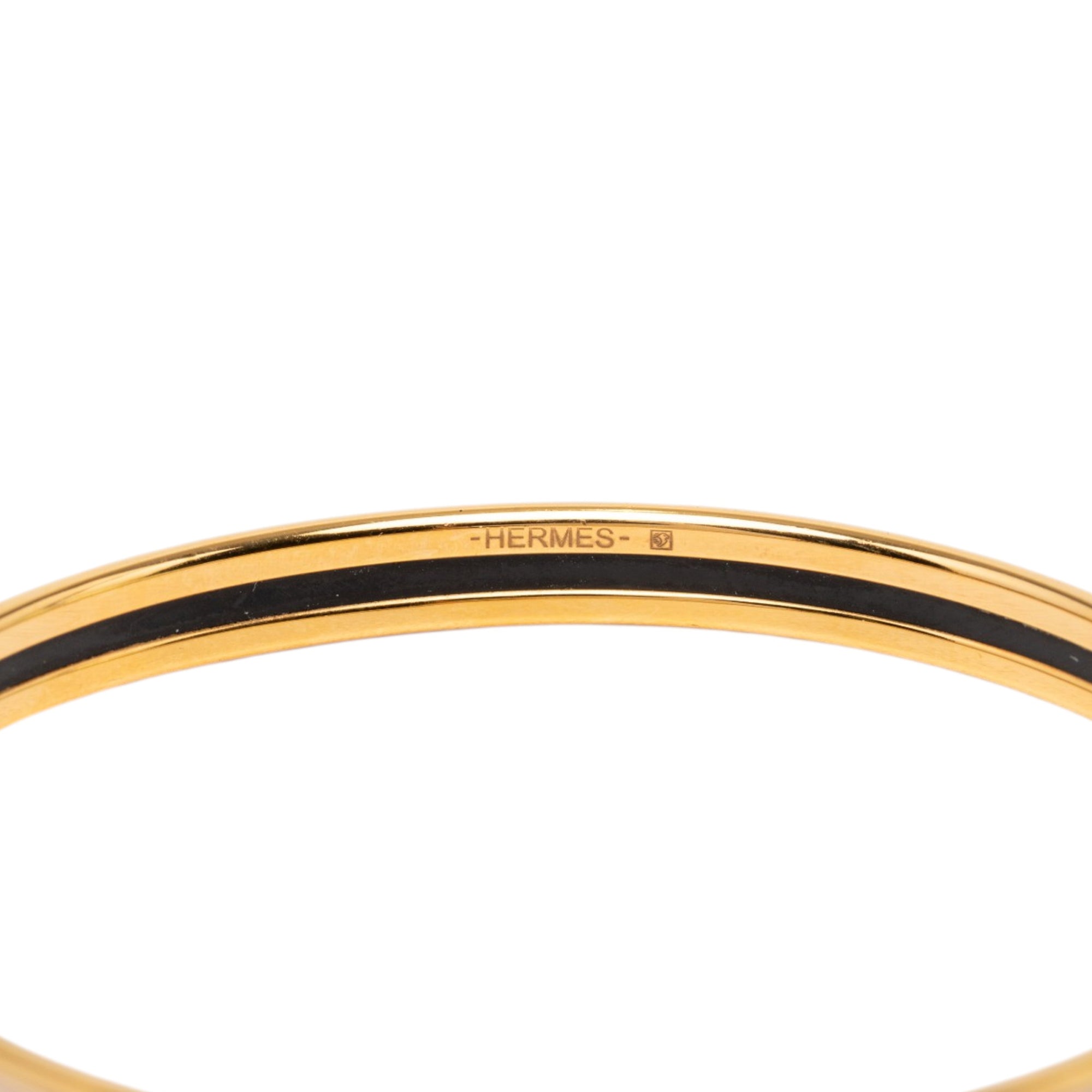 Extra Narrow Enamel Uni Bangle 65 - Image 4