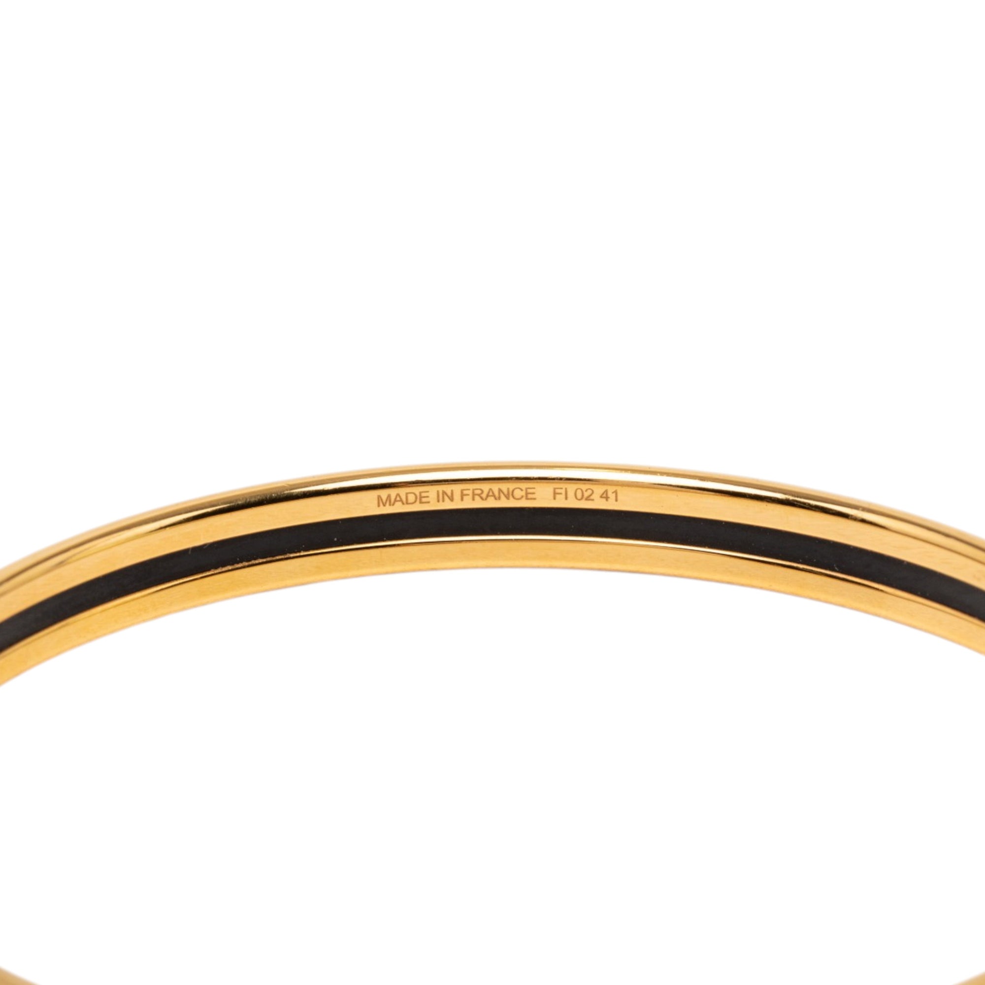 Extra Narrow Enamel Uni Bangle 65 - Image 5