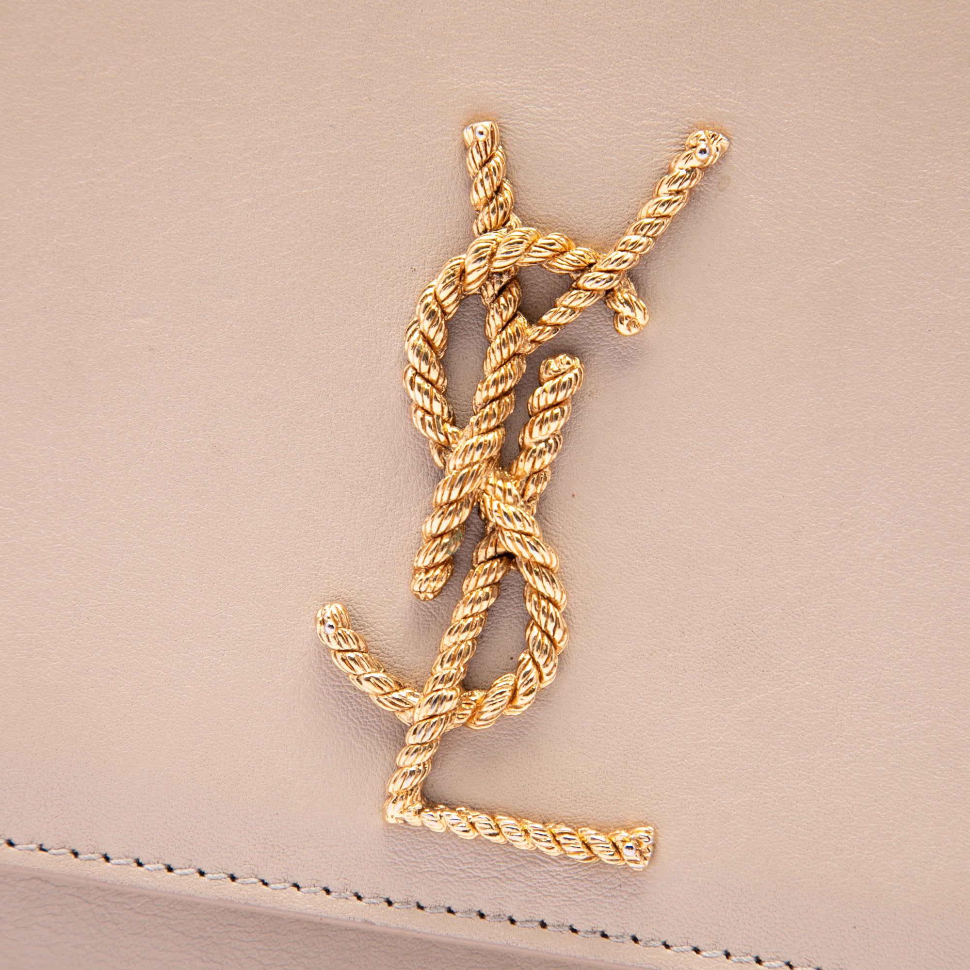 Medium Smooth Calfskin Braided Monogram Kate Crossbody - Image 5