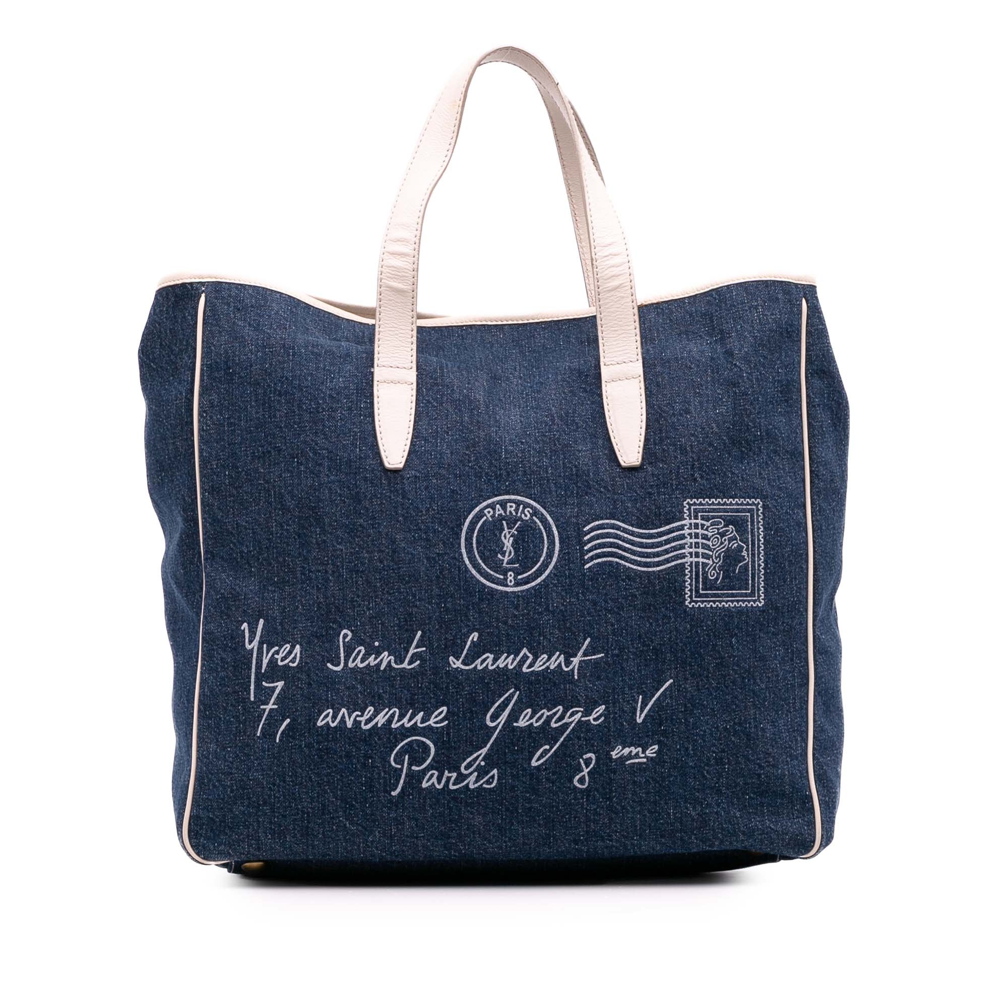 Denim Y Mail Tote - Image 1