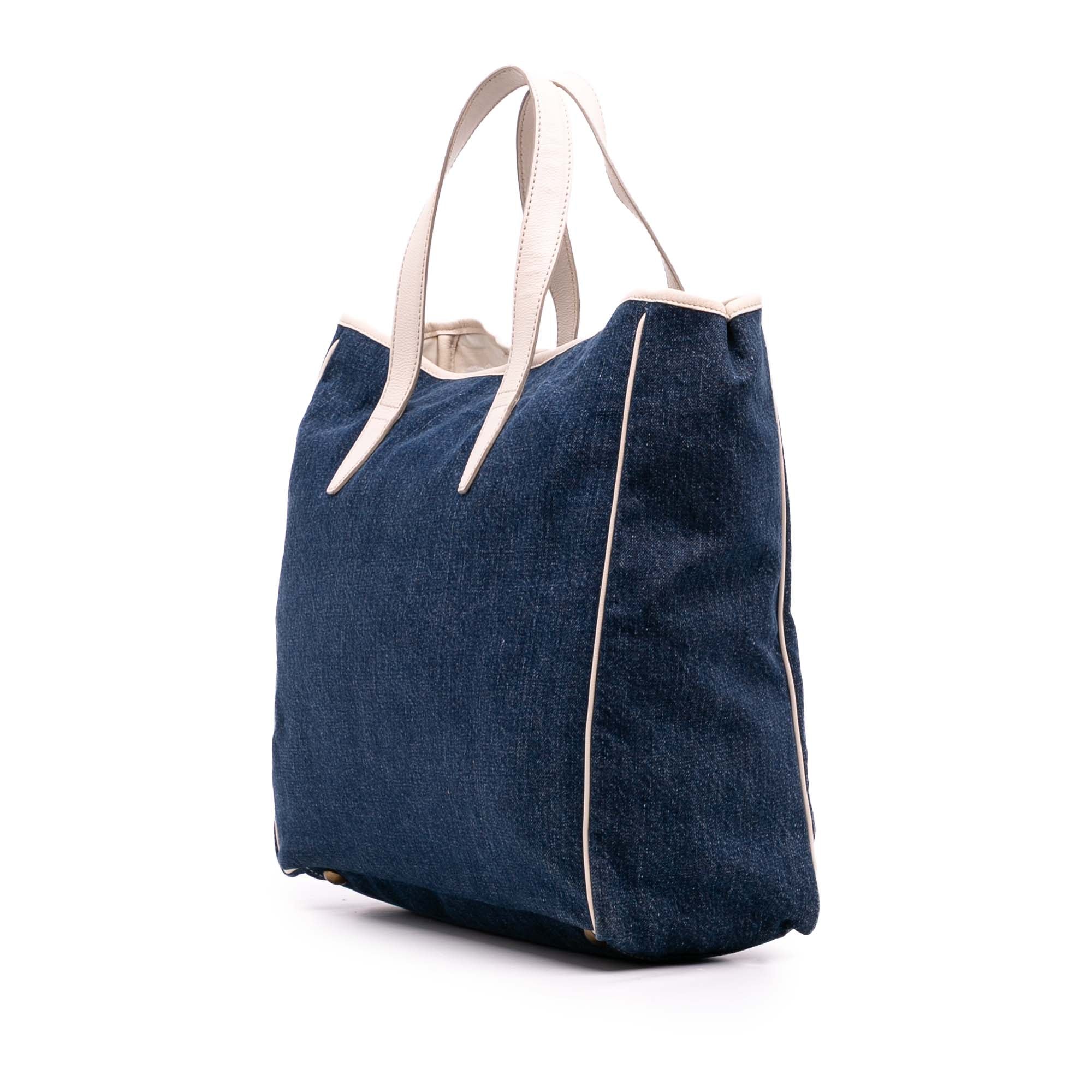 Denim Y Mail Tote - Image 2