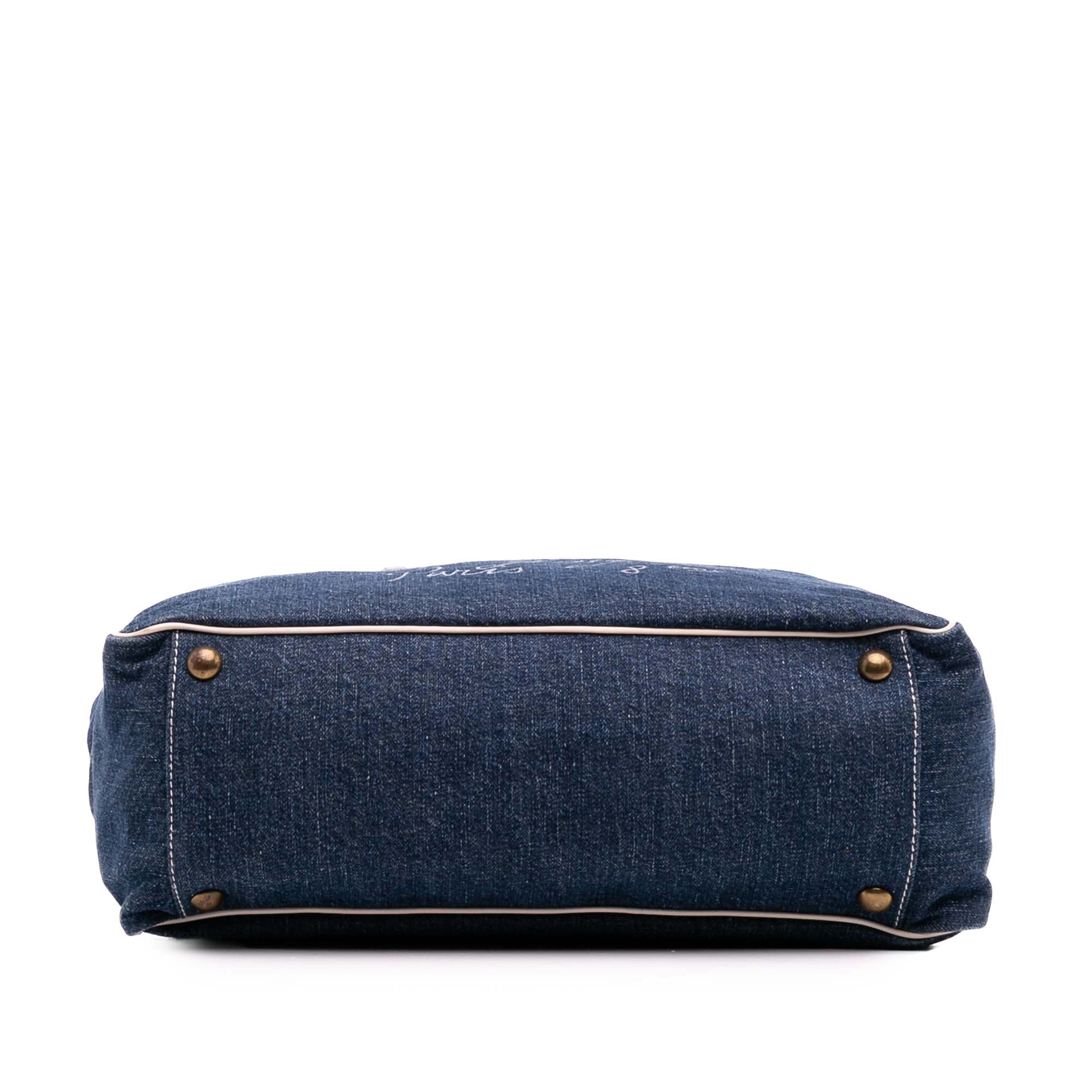 Denim Y Mail Tote - Image 3
