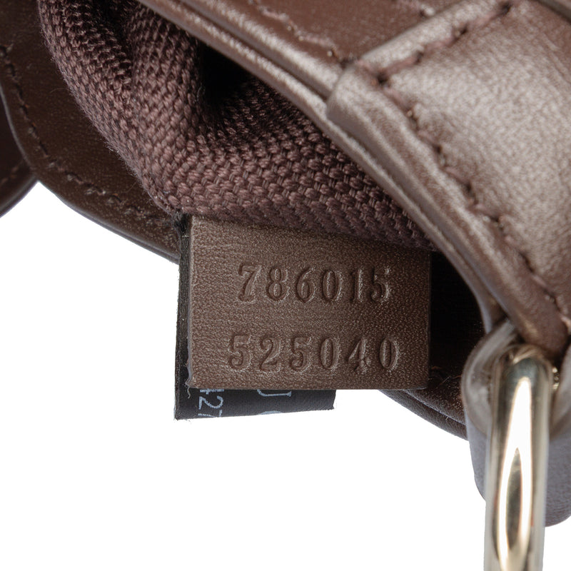 Mini GG Canvas Web Moon Side Shoulder Bag - Image 10