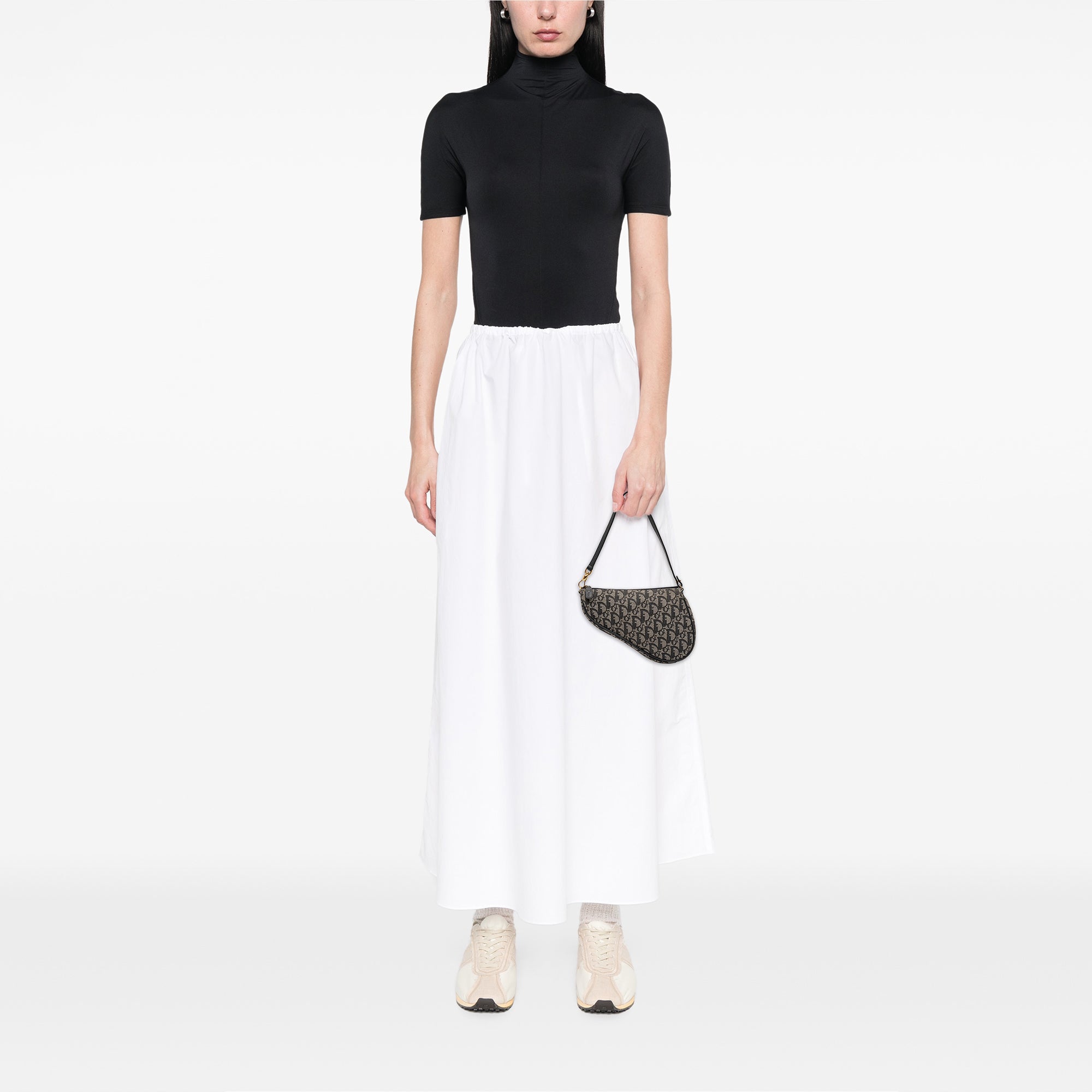 Mini Diorissimo Canvas Saddle Pochette - Image 11