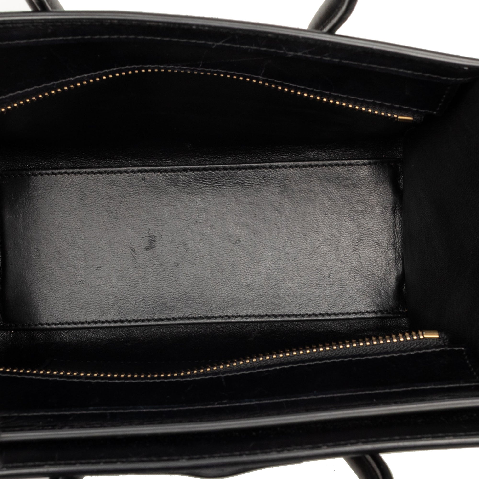 Nano Tricolor Leather Luggage Tote - Image 4