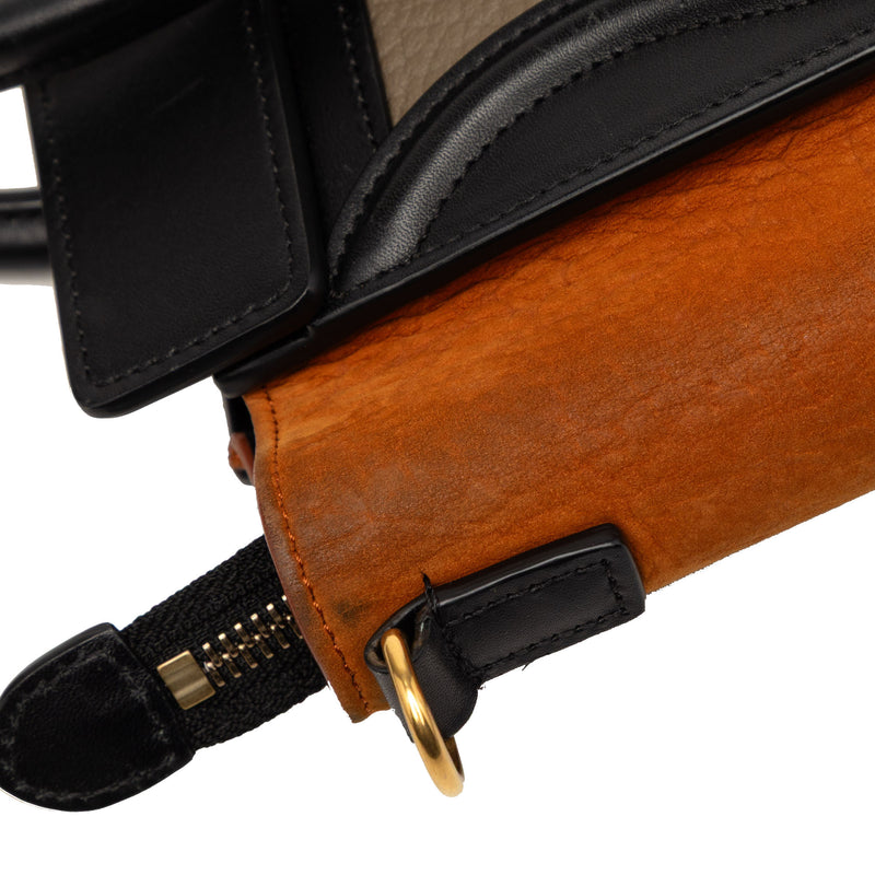 Nano Tricolor Leather Luggage Tote - Image 7