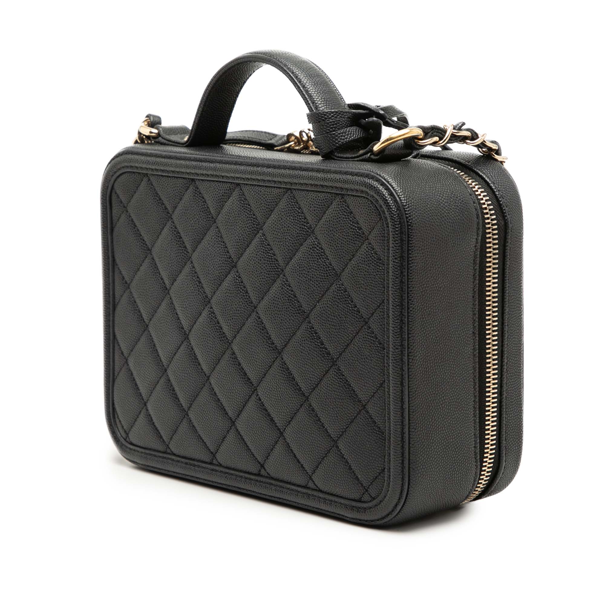 Medium Caviar CC Filigree Vanity Case - Image 2