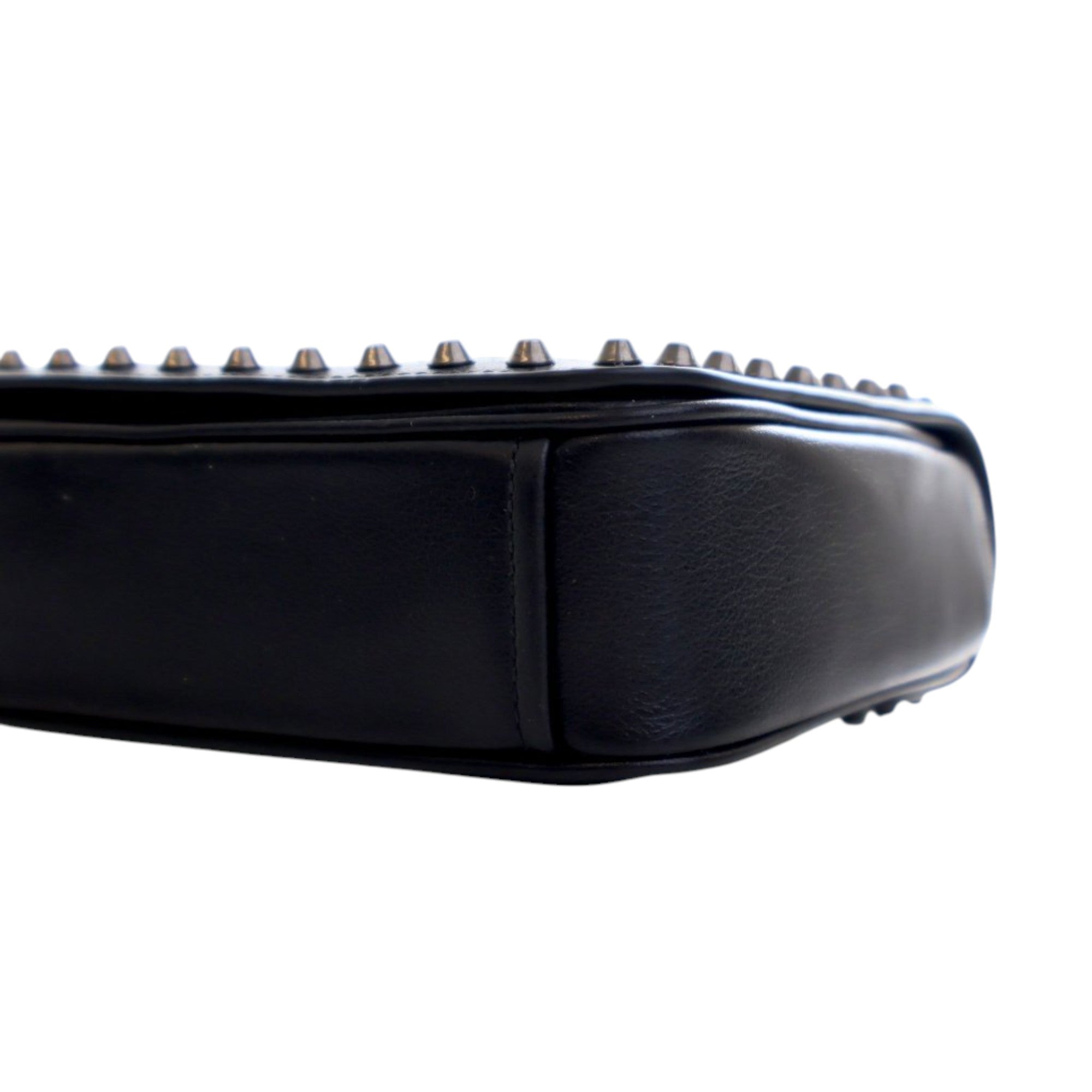 Bicolor Glace Calfskin Studded Crossbody - Image 10