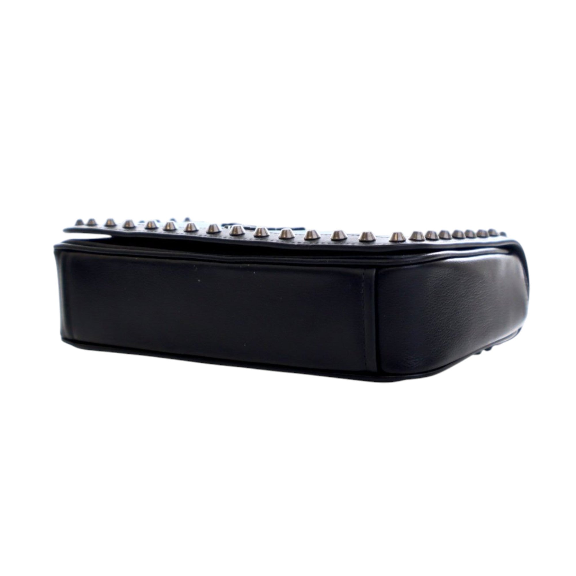 Bicolor Glace Calfskin Studded Crossbody - Image 11