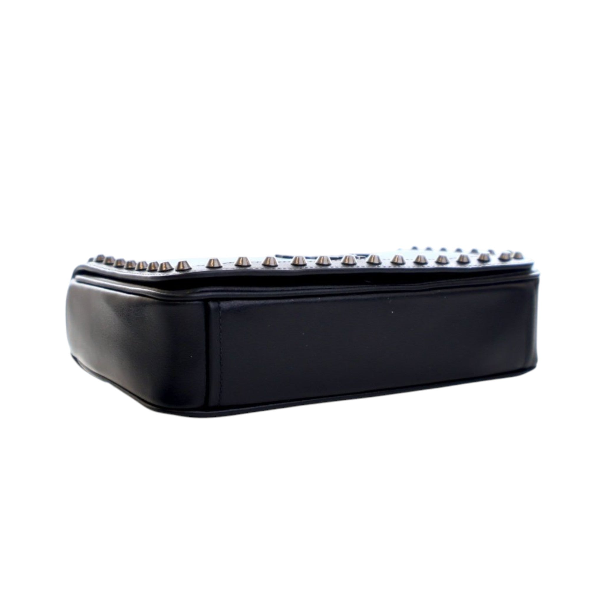 Bicolor Glace Calfskin Studded Crossbody - Image 12