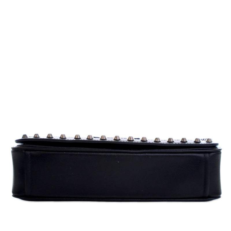 Bicolor Glace Calfskin Studded Crossbody - Image 5